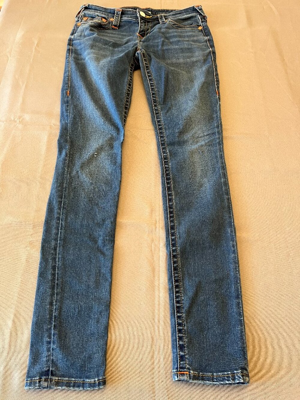 True Religion Women's Skinny Jeans - Dark Blue Wash